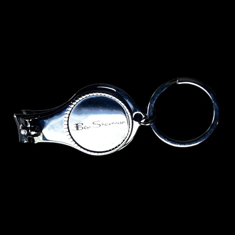 Ben Sherman Multi-function Silver Keychain Bottle Opener Nail Clippers